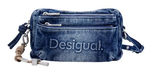 Desigual MONE_Half Log, Bi-Fold Wallet Women's, 21.5, blu, 21.5