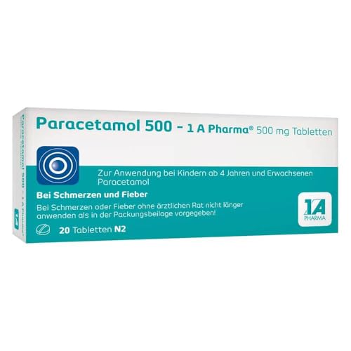 PARACETAMOL 500-1A Pharma Tabletten 20 St