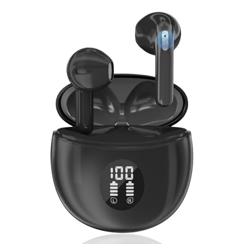 Bluetooth Kopfhöre Kabellos Bluetooth 6.0 In Ear Kopfhörer mit 4 Mikrofon