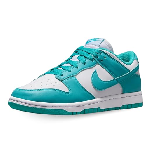 Nike W Dunk Low Damen Basketballschuh, White Dusty Cactus, 38.5 EU