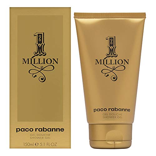 Paco Rabanne One Million homme/ men, Duschgel, 1er Pack (1 x 150 ml) Minze, Grapefruit, Mandarine