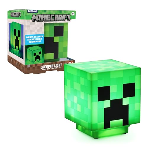 Paladone Minecraft Creeper Light Up Figure - Tischleuchte mit Zombie-Sounds