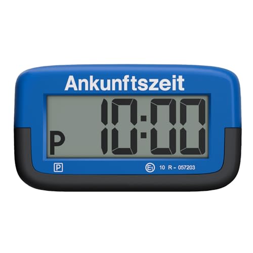 Needit elektronische Parkscheibe Park Micro I die weltweit dünnste automatische Parkscheibe mit KBA-Zulassung I kompakte, Digitale Parkuhr mit gut lesbarem Display I langlebige Batterie, 9,4 mm dünn