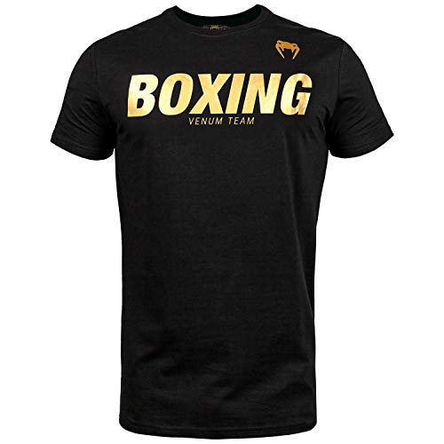 Venum, Boxing VT T-Shirt, Herren, L, Schwarz/Gold