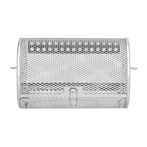 360 Grad Drehbare Friteuse Luftfritteuse Rotierender Edelstahlkorb Elektroofen Universalk¨¹che Backen Grill Fry