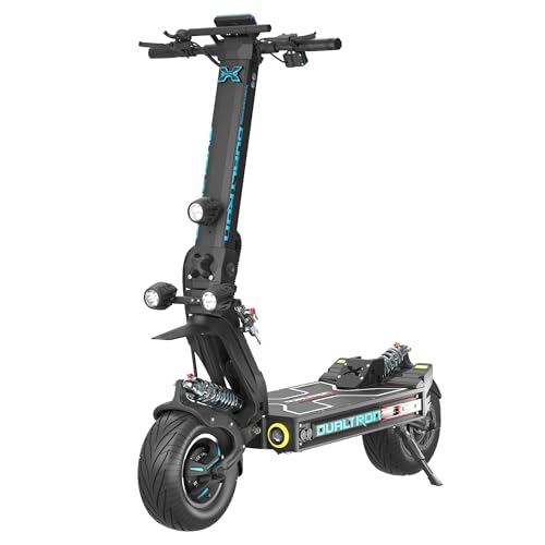 Minimotors - Dualtron X Limited LTD Elektroroller für Erwachsene - 84 V, 60 Ah, 500-W-Motoren, Reichweite bis zu 170 km, 20 km/h, schnell, leistungsstark und komfortabel, Schwarz
