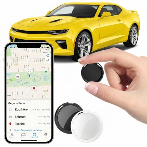2 Pcs Intelligenter GPS Tracker für Fahrzeuge for Apple Find My App nur iOS