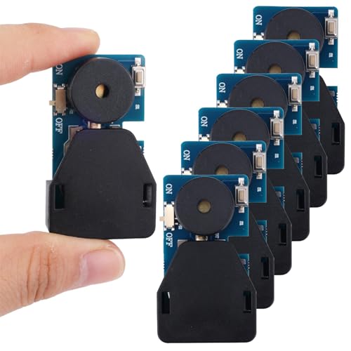 BTFO 6 Stück Grillen Geräuschmacher Prank, Streichbox mit Verstecktem Sound 6 Nervigen Geräuschen Lustig Piepend Scherzspielzeug für Erwachsene Kinder Büro Zuhause Schule Auto Party (Blau)