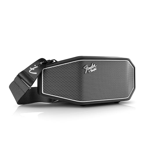 Teufel Fender x ROCKSTER Cross 2 Tragbarer Bluetooth Lautsprecher für drinnen und draußen, mit Langer Akkulaufzeit bis 38 Std, IPX5 Strahlwassergeschützt, Stereo Speaker
