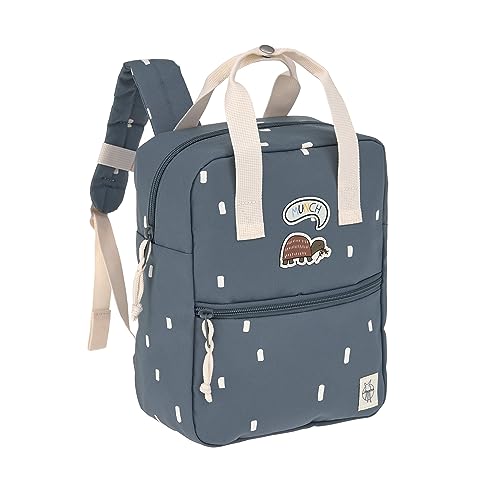 LÄSSIG Kindergartenrucksack Mini Square 7L Happy Prints Midnight Blue