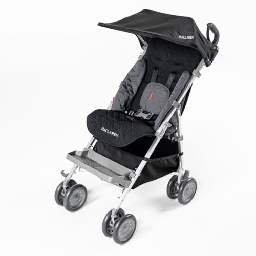 Maclaren Major Elite Kinderwagen für besondere Bedürfnisse mit Zubehörset für ältere Kinder, Adaptiver Kinderwagen (Schwarz)