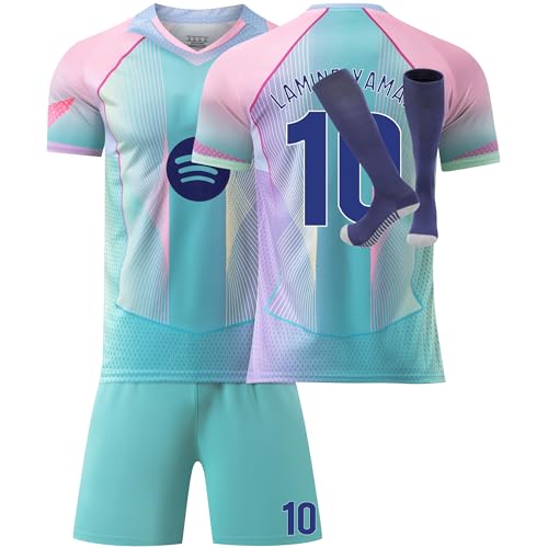 Generisch Fussball Trikot Kinder Erwachsene 25/26 Fußball Trikot Trainingsanzug,Herren Junge Heim/Auswärts Football Kit Set