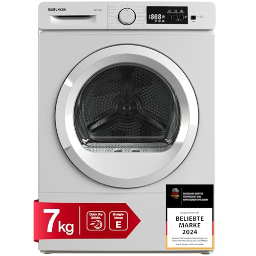 Telefunken TWP7EW Wärmepumpentrockner für 7 kg Wäsche Trockner Frontlader