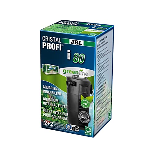 JBL CristalProf i80 greenline Energieeffizienter Innenfilter für Aquarien mit 60-110 L, 6097200