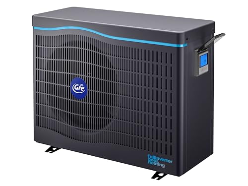 Gre HPGIC30 - Full Inverter-Wärmepumpe für Pools bis zu 30 m³, iAqualink+ App-Steuerung und hohe Energieeffizienz
