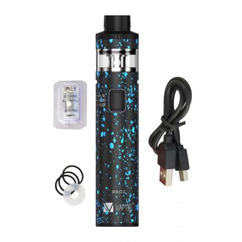 VAPTIO SOLO2 elektronische Zigarette Starter-Kit mit 3000mAh Batterie 50W Box Mod All-in-One-Kit für Verdampfer Keine Flüssigkeit Kein Nikotin
