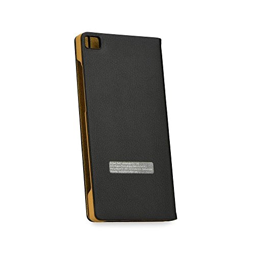 Huawei P8 View Flip Tasche schwarz