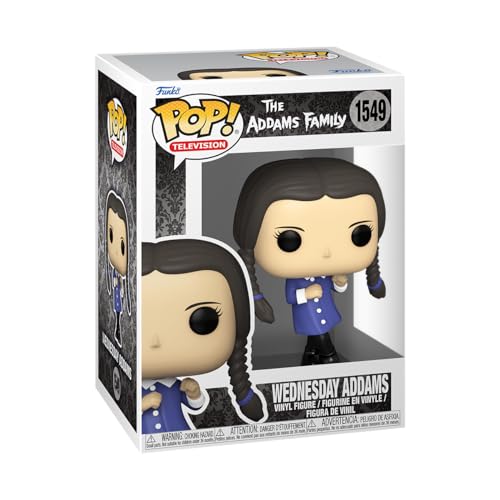 Funko Pop! TV: AFC - Wednesday Addams - Addams Family Classic TV - Vinyl-Sammelfigur - Geschenkidee - Offizielle Handelswaren - Spielzeug Für Kinder und Erwachsene - TV Fans - Modellfigur Für Sammler
