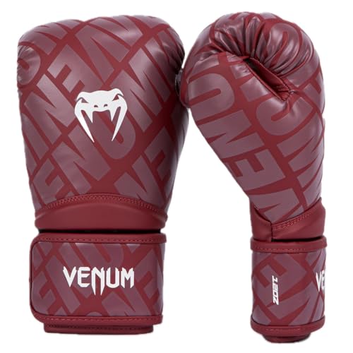 Venum, Contender 1.5 XT Boxhandschuhe, Unisex Erwachsene, 14 Oz, Burgunderrot/Weiß