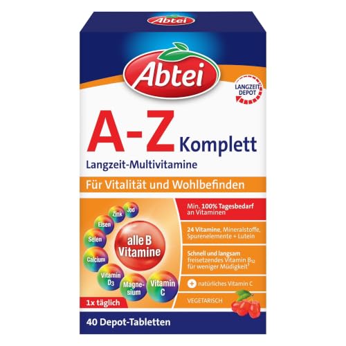 ABTEI A-Z Komplett - hochdosierte Multivitamintabletten - 40 St.