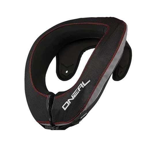 O'NEAL | Nackenschutz Protektor | Kinder | MX Enduro | Einfaches Brustzugangssystem, Abnehmbares/waschbares Innenfutter, Schutz vor axialer Stauchung | NX2 Neck Collar Youth | Schwarz | One Size