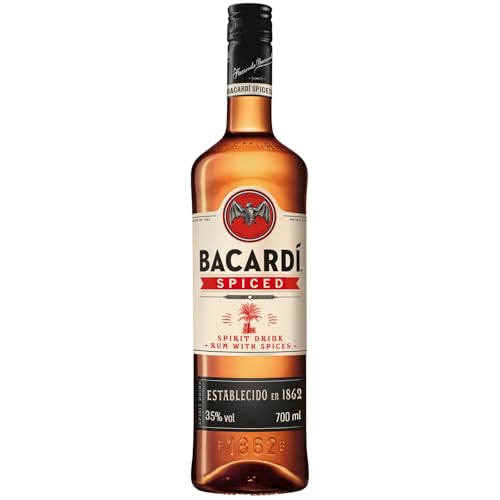 BACARDÍ Spiced, 35% Vol., 70 cl/700 ml, Premium-Spirituose aus fassgereiftem Rum, veredelt mit natürlichen Aromen und Gewürzen