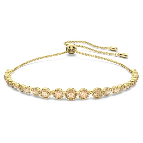 Swarovski Imber Emily Armband, Gemischte Rundschliffe, Goldfarben, Goldlegierungsschicht