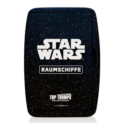 Top Trumps Collectables Star Wars Raumschiffe Kartenspiel für Kinder & Erwachsene - Fanartikel Star Wars Raumschiffe Edition Lernspiel - 2+ Spieler ab 6+ Jahre - Deutsch