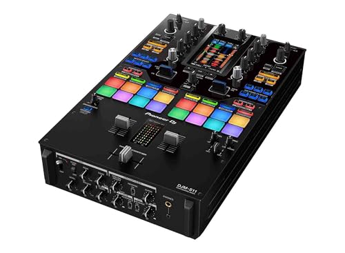 Pioneer DJ DJM-S11 Professional Scratch Style 2-Kanal DJ Mixer, schwarz