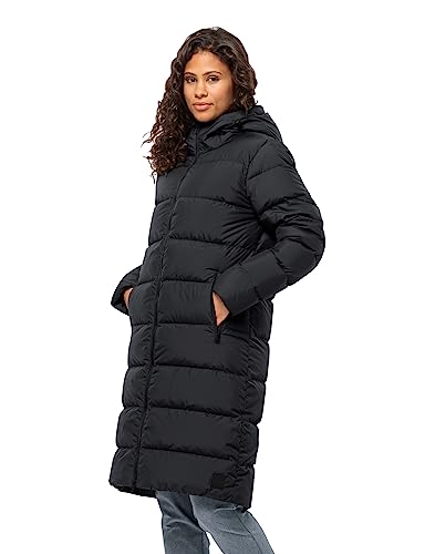 Jack Wolfskin Damen Frozen Palace Coat W Daunenparka, Schwarz, S EU
