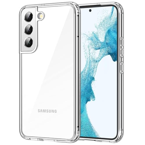JETech Hülle für Samsung Galaxy S22, Anti-Vergilbung, Durchsichtig
