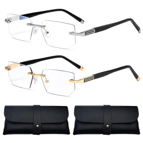 Muwirru 2PCS Autofokus Brille Mit Selbsteinstellung Brille Die Sich Automatisch Der Sehstärke Anpasst