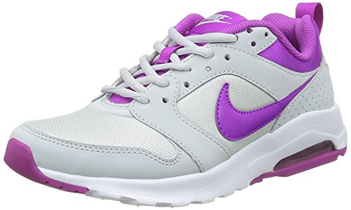Nike Wmns Air Max Motion Damen Schuhe Freizeit Sneakers, Silber (Pure Platinum/Hypr Vlt Whitepure Platinum/Hypr Vlt White), 36 EU