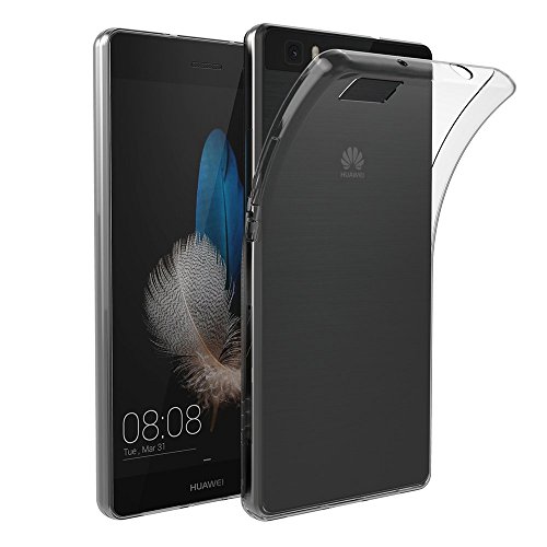 AICEK Huawei P8 Lite Hülle Case, Ultra-Clear P8 Lite Case Silikon Soft TPU Crystal Clear Premium Durchsichtig Handyhülle Schutzhülle Case Backcover Bumper Slimcase für P8 Lite