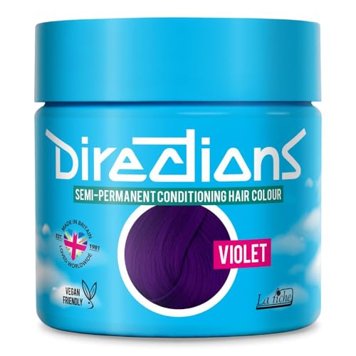La Riché Directions Farbcreme zum Tönen der Haare, semi-permanent, violet, 1er Pack (1 x 100ml)