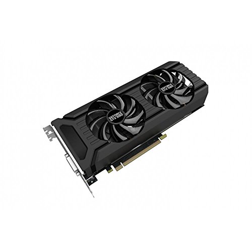 Palit GeForce GTX 1060 NE51060015J9-1060D Dual 6 GB Grafikkarte (GDDR5, 8000 MHz, 16x PCI-Express 3.0, Schwarz/Silber)
