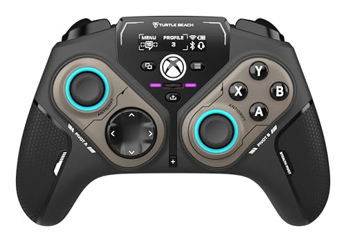 Turtle Beach Stealth Pivot Gaming-Controller – kabellos für Windows PC und kabelgebunden für Xbox - Drehmodule, Display-Dashboard, Hall-Effekt-Sticks und zuweisbare Tasten
