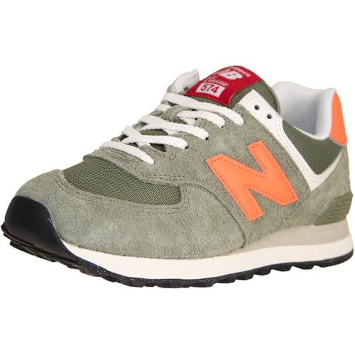 New Balance 574 Sneaker Trainer Schuhe (Dark Olive, EU Schuhgrößensystem, Erwachsene, Numerisch, M, 44)