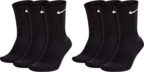 NIKE 6 Paar Everyday Cushioned Crew Socken SX7664-010/M