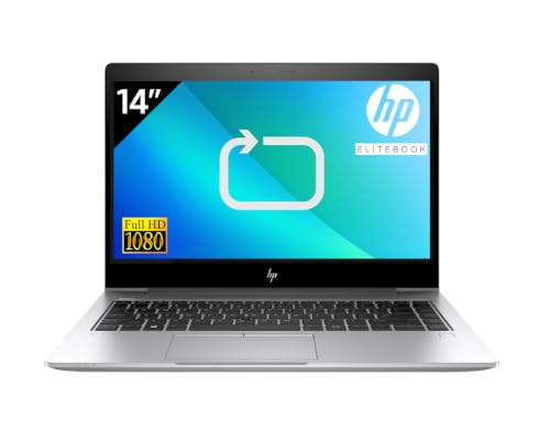 HP EliteBook 840 G6 14 Zoll Full HD Intel Core i5 8265U 256GB SSD Festplatte 16GB Speicher Windows 11 Pro Webcam Notebook Laptop (Generalüberholt)