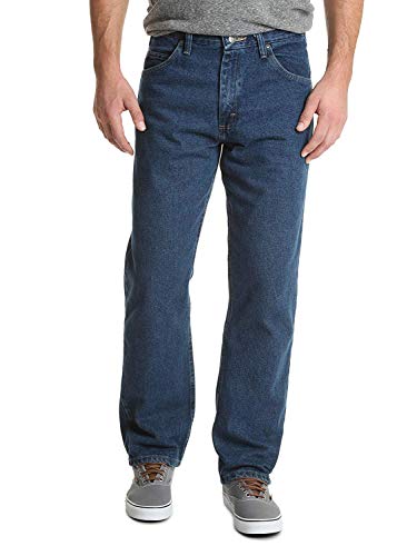 Wrangler Authentics Herren Classic Relaxed Jeans, Dark Stonewash, 32W / 32L
