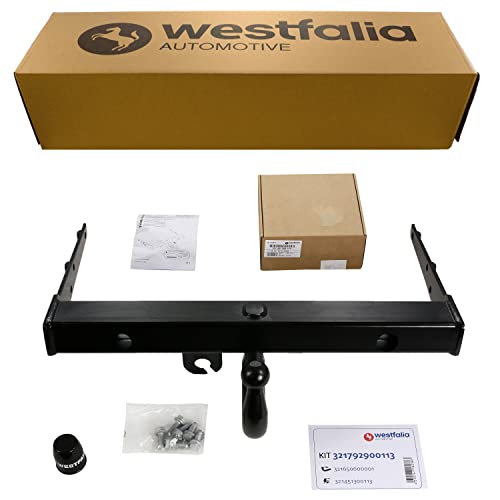 Westfalia Starre Anhängerkupplung für VW Transporter T5 Kasten/Kombi (BJ 04/2003-10/2009) - im Set mit 13-pol. fzg.-spez. Westfalia Elektrosatz