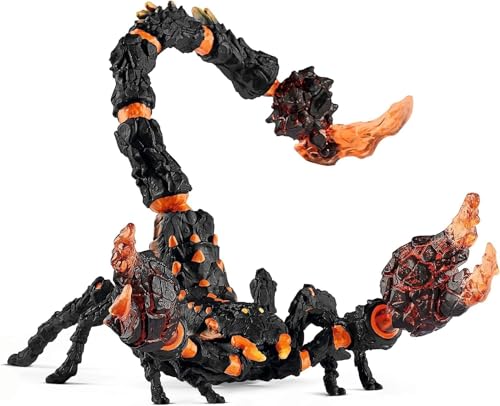SCHLEICH ELDRADOR Creatures | Lavaskorpion 70142 | ELDRADOR Monster Spielfigur mit beweglichen Greifzangen und Stachel | tolles Geschenk für Mädchen und Jungen | ab 7 Jahre | 21 x 14 x 14 cm