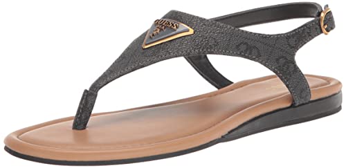 GUESS Unali Damen-Sandalen, Schwarz 001, 39 EU