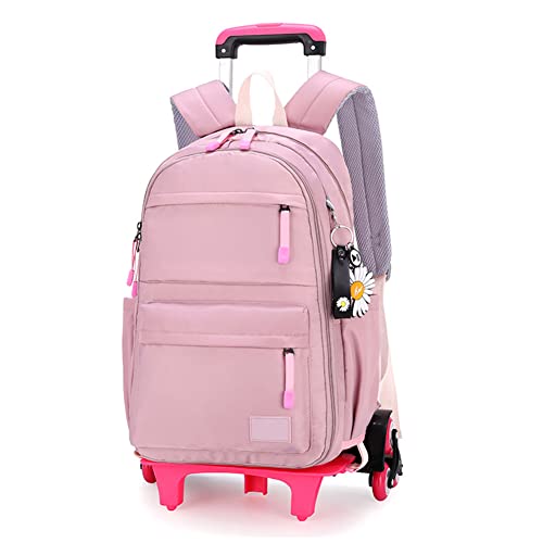 CONSIELI Trolley Schultaschen Rucksack Kinder Rollen Schultasche Trolley Tasche Schulrucksack mit Rädern für Mädchen Junge
