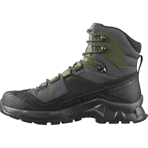 Salomon Quest Element Gore-Tex wasserdichte Herren Outdoorschuhe, Outdoor-bereit, Geländegängige Stabilität, Outdoor-Musthaves, Black, 46