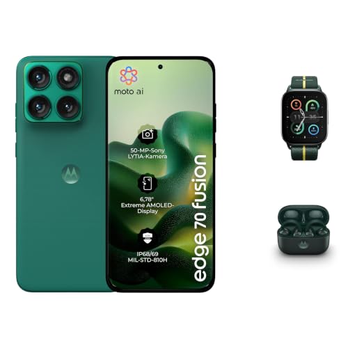 Motorola Edge 70 Fusion Smartphone 50-MP-Kamera 8-256 GB Green