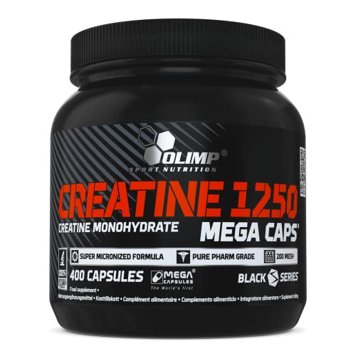 OLIMP Creatine Monohydrat 1250 Kreatin Kapseln Hochdosiertes Nahrungsergänzungsmittel 400 Stück (1er Pack)
