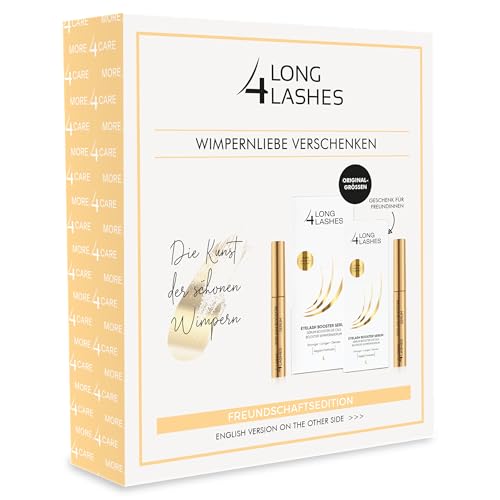 Long4Lashes FX5 - Doppelt POWER Wimpernserum | New Formula | VEGAN | Eyelash Serum 3ml+3ml Sparset | atemberaubendes Wunderserum im Doppelpack
