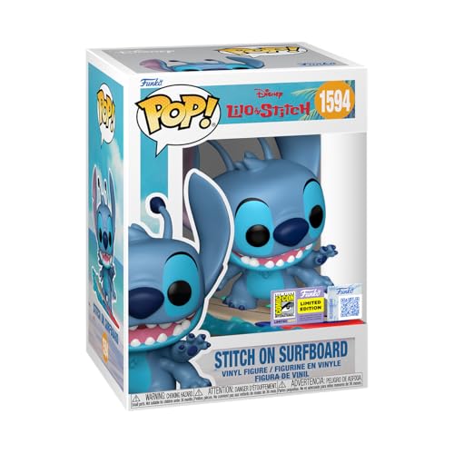Funko Pop! Vinyl: Lilo & Stitch - Stitch Surf - Amazon-Exklusiv - Vinyl-Sammelfigur - Geschenkidee - Offizielle Handelswaren - Spielzeug Für Kinder und Erwachsene - Movies Fans